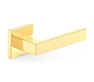 Klamka kwadratowa Metal-Bud Qubik K - mosiądz błyszczący