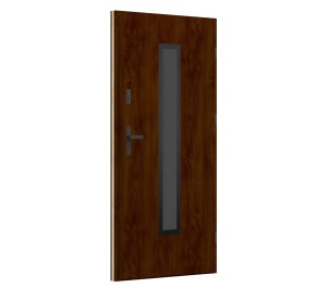 Drzwi zewnętrzne Wikęd PREMIUM PLUS Wzór 12 Orzech 90 