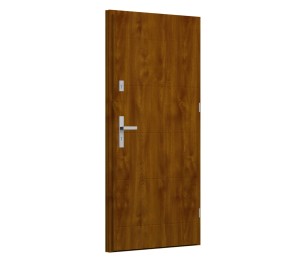 Drzwi zewnętrzne Wikęd PREMIUM PLUS Wzór 26C Złoty Dąb 90