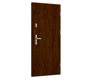 Drzwi zewnętrzne Wikęd PREMIUM PLUS Wzór 1 Orzech 90