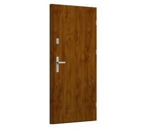 Drzwi zewnętrzne Wikęd PREMIUM PLUS Wzór 1 Złoty Dąb 90