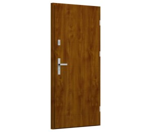 Drzwi zewnętrzne Wikęd BASIC 3.0 Tłoczone Złoty Dąb 90