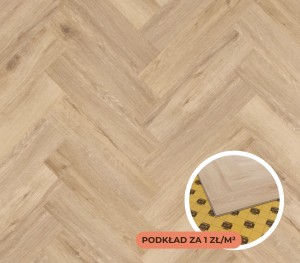 Panele winylowe ARBITON Amaron Herringbone Dąb Wembley + podkład za 1 zł PROMOCJA