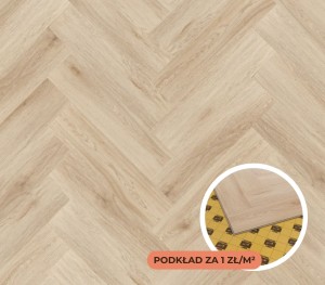 Panele winylowe ARBITON Amaron Herringbone Dąb Harlow + podkład za 1 zł PROMOCJA