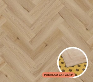 Panele winylowe ARBITON Amaron Herringbone Dąb Yankee + podkład za 1 zł PROMOCJA