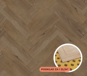 Panele winylowe ARBITON Amaron Herringbone Dąb Georgetown + podkład za 1 zł PROMOCJA