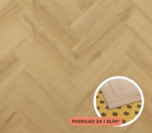 Panele winylowe ARBITON Amaron Herringbone Dąb Virgin + podkład za 1 zł PROMOCJA